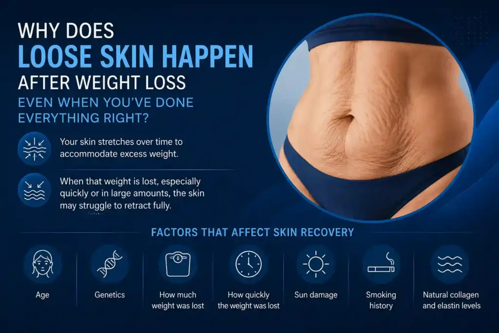 Why Does Loose Skin Happen After Weight Loss Even When You’ve Done Everything Right West Yorkshire?