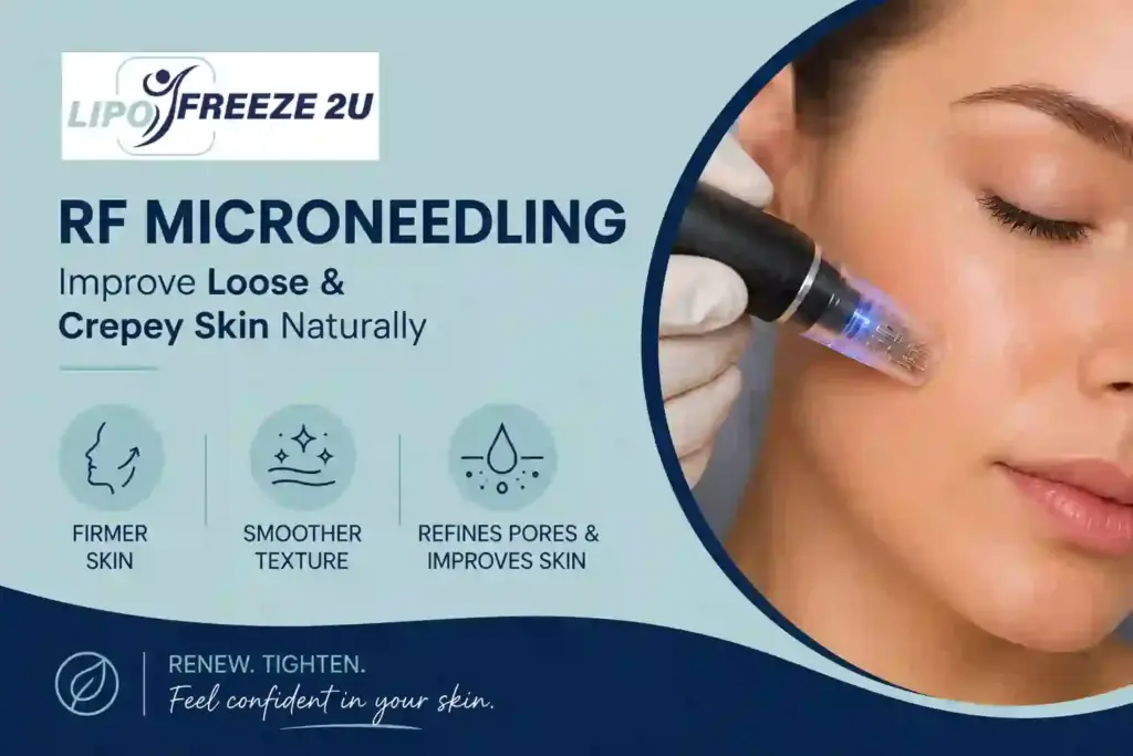 Can RF Microneedling Help Improve Loose and Crepey Skin West Yorkshire?